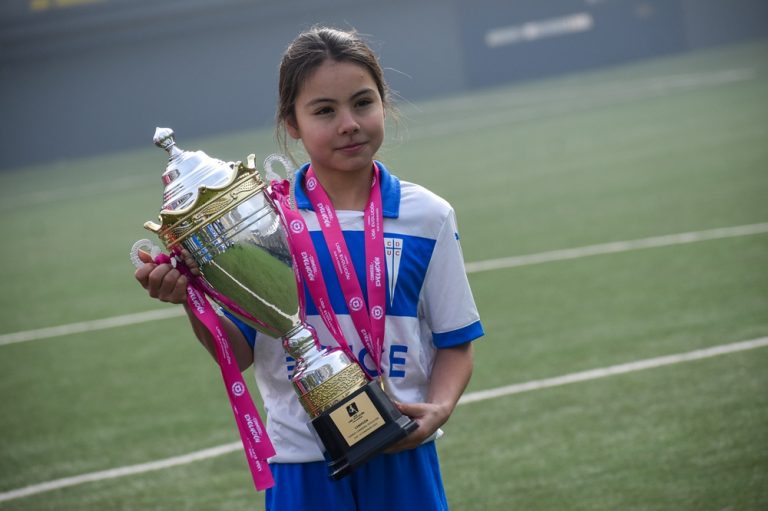 Amaya Véliz, la joven capitana Sub 14 se corona campeona nacional