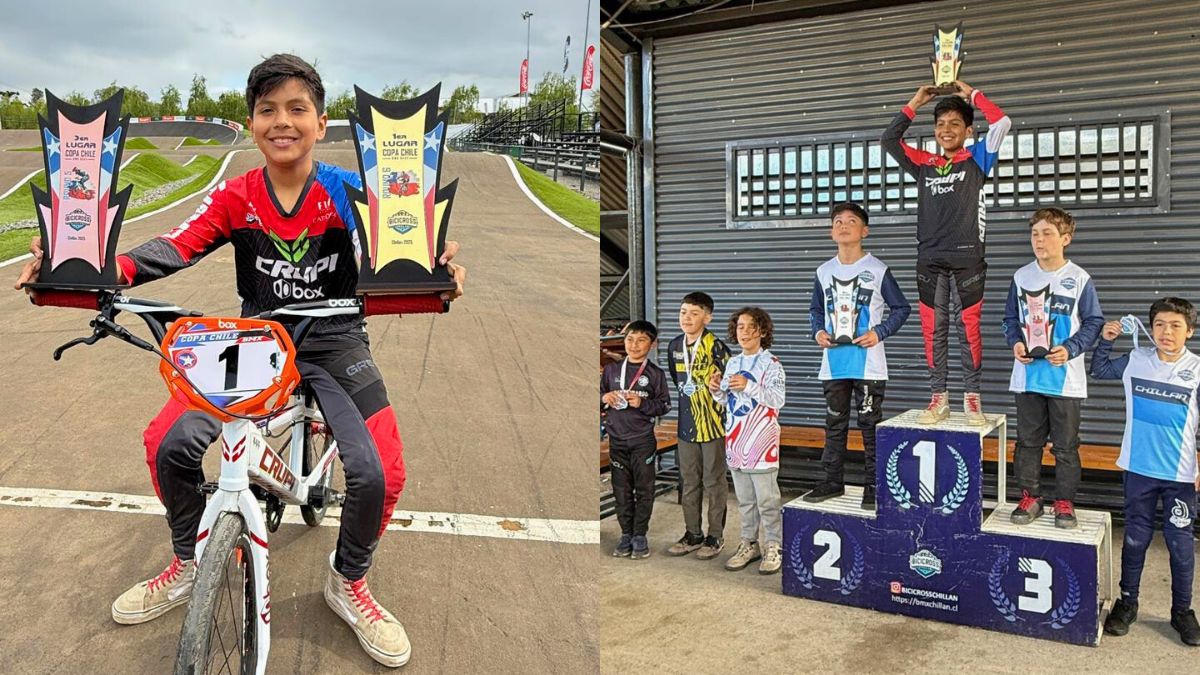 Campeón resiliente: David Valenzuela volvió a las pistas de BMX Race tras superar una rebelde bacteria