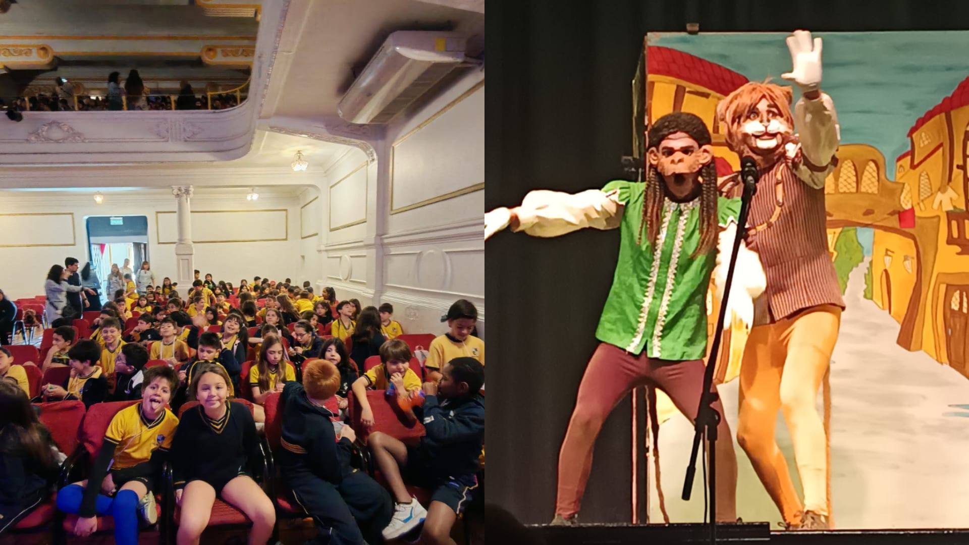 Tercero Básico vive la magia del teatro en el Teatro Parque Cousiño