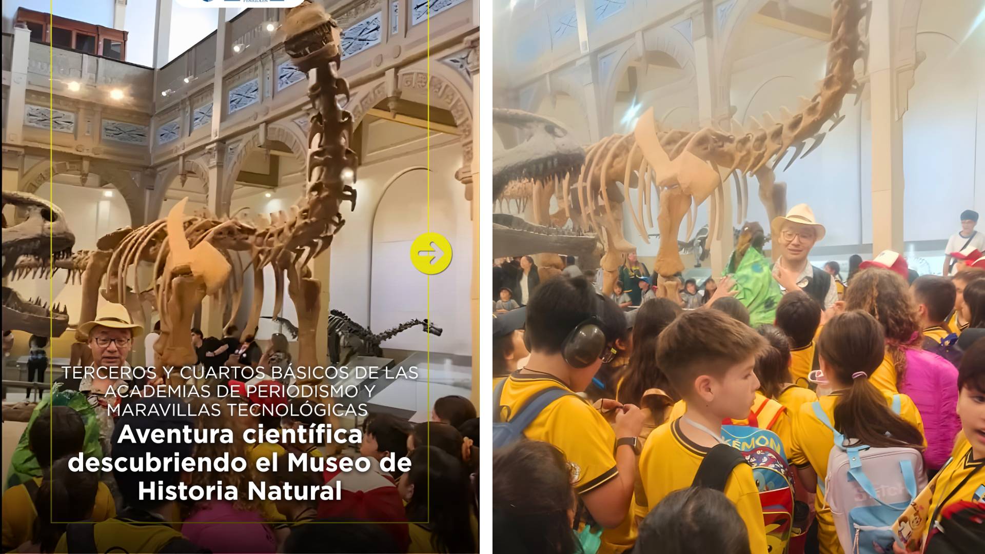 Pequeños exploradores visitan el Museo Nacional de Historia Natural