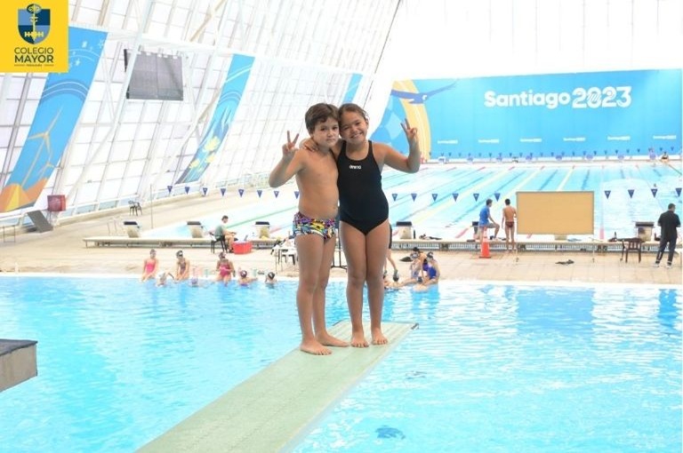 ¡Orgullo Mayor!: tres compañeros de curso lograron podio en el Campeonato Nacional de Clavados