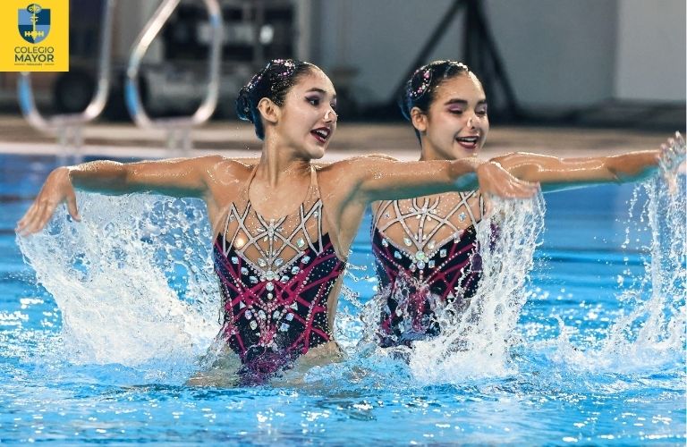¡Felicitaciones, mellizas!: Emilia y Renata Garrido terminaron sextas en Panamericano de natación artística