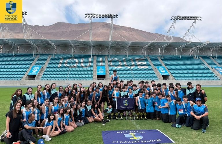 Campeón absoluto: Colegio Mayor Peñalolén conquistó Interescolar Mixto de Atletismo Iquique Soprole  